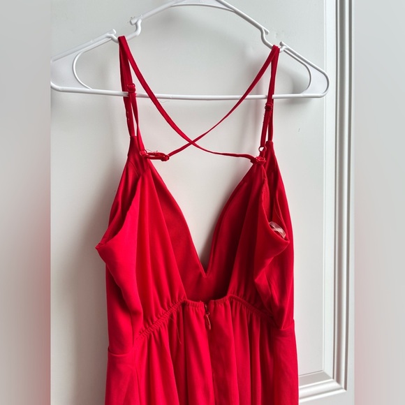 Charlotte Russe | The red Plunge | mini dress M - Picture 4 of 7